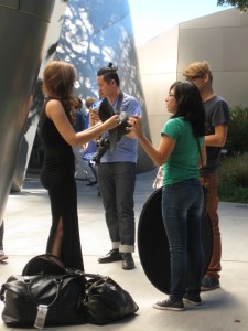Disney Hall shoot